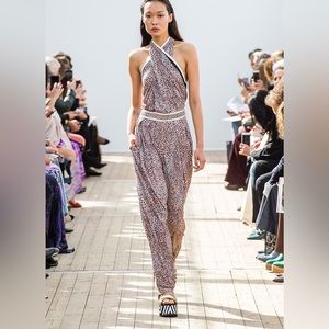 Leonard Paris Open Back Jumpsuit